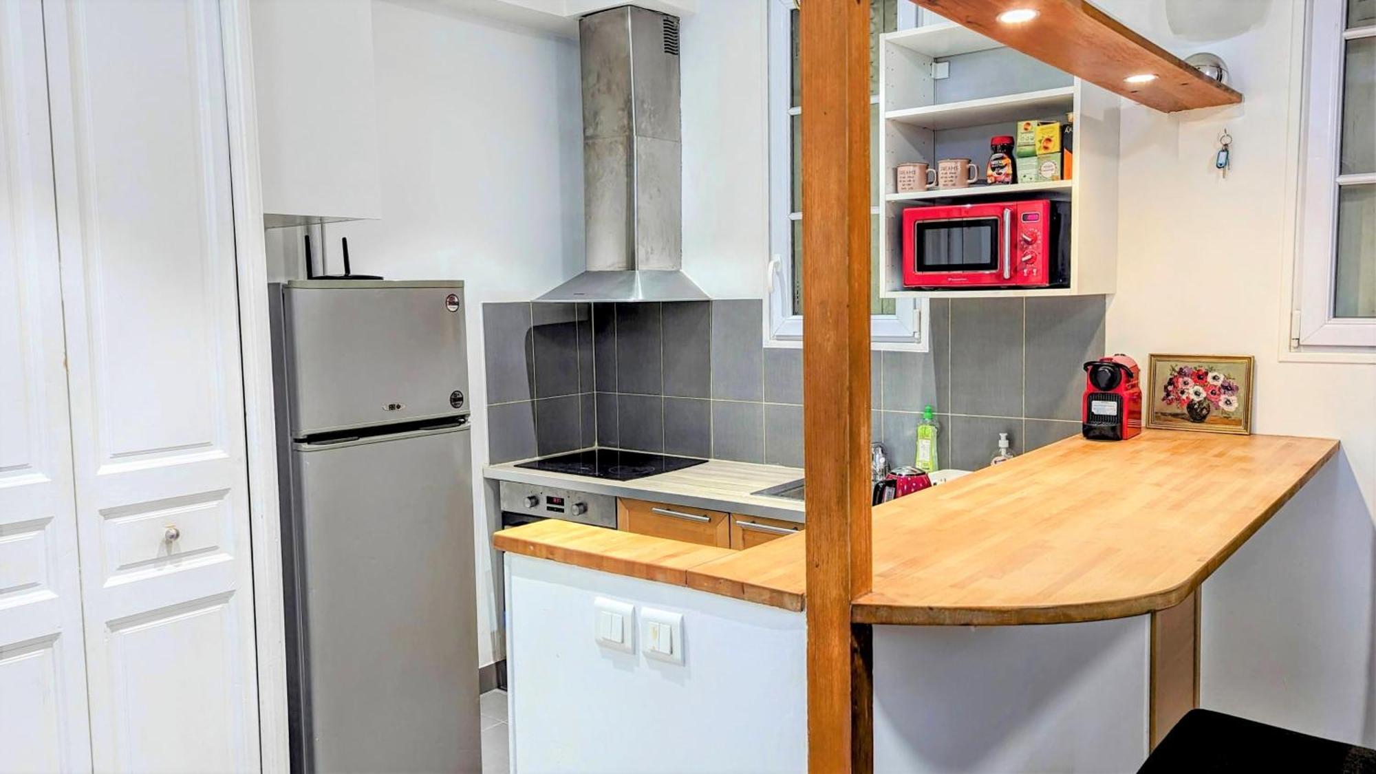 Studio Jaures - Equipped Studio Near Paris With Private Bathroom Montrouge Buitenkant foto